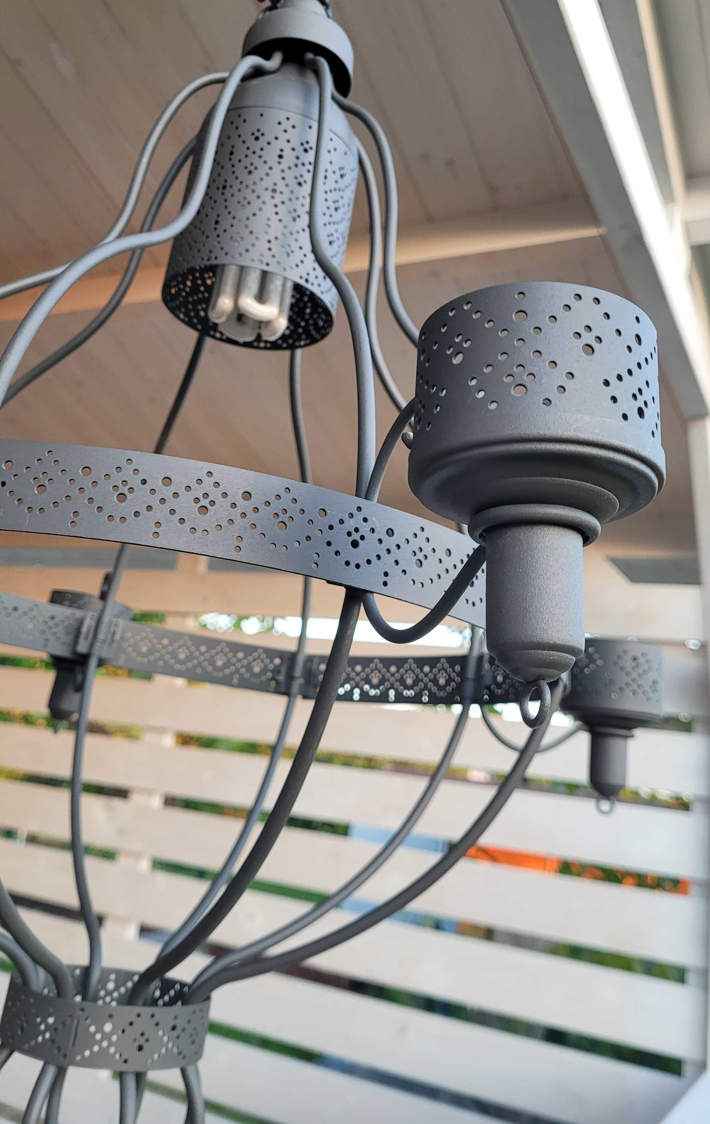 IKEA APPELVIKEN lampa wisząca z miejscem na świece