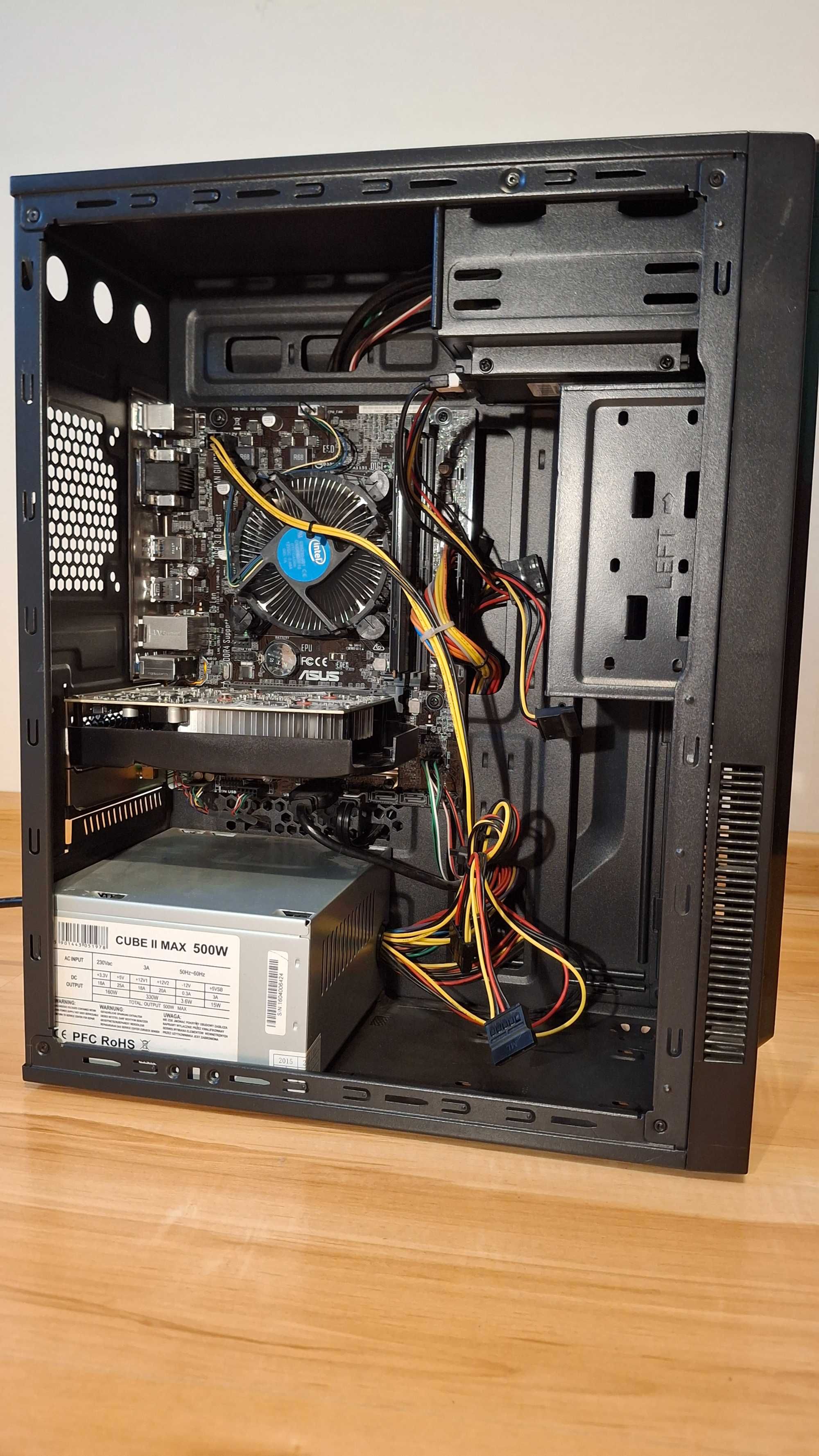 Komputer stacjonarny do nauki pracy i  gier i3 6100T GTX1050TI