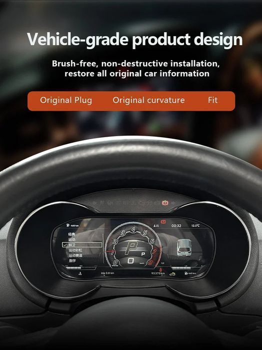 Audi TT 12,3-Calowy Cyfrowy 2008 - 2015 Deska LCD Kokpit