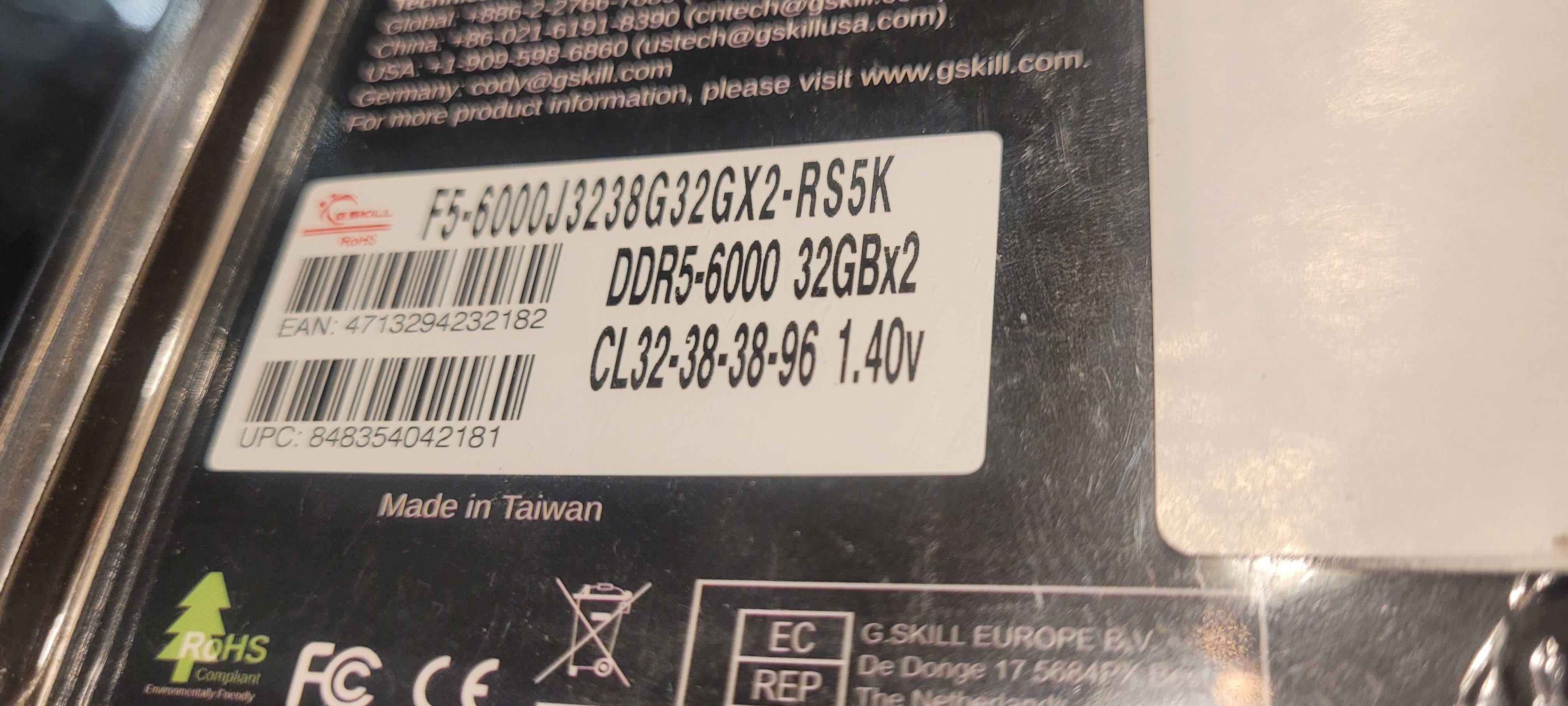 Пам'ять для настільних комп'ютерів G.Skill 64 GB