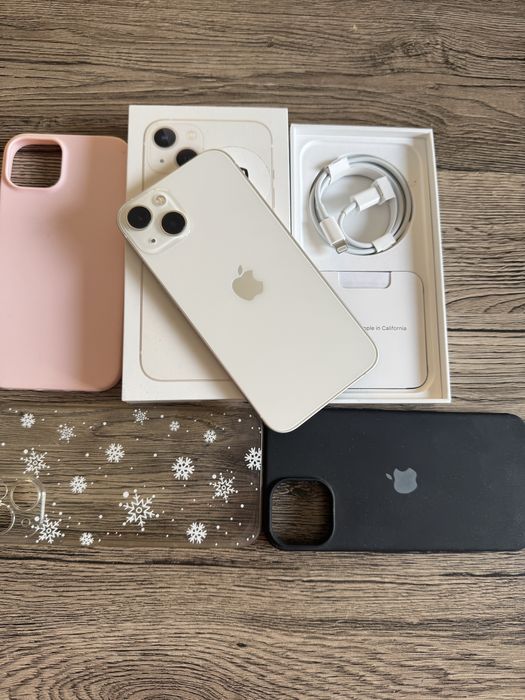 Iphone 13 Biały IDEAŁ/128 GB pamięci