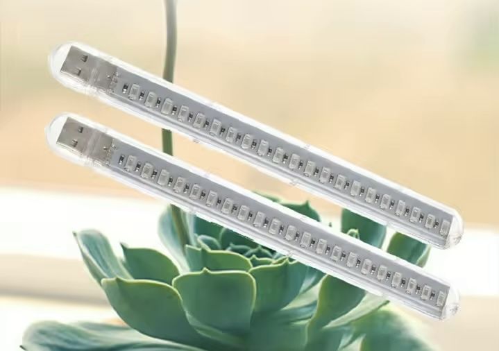 Lampa LED do uprawy roślin USB 5V Full Spectrum – elastyczne ramię