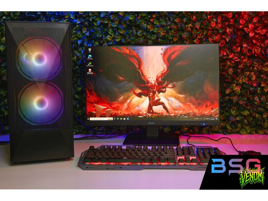 komputer gamingowy bsg venom v5 i7 16gb ddr3 nvidia gt1030 win10 pro