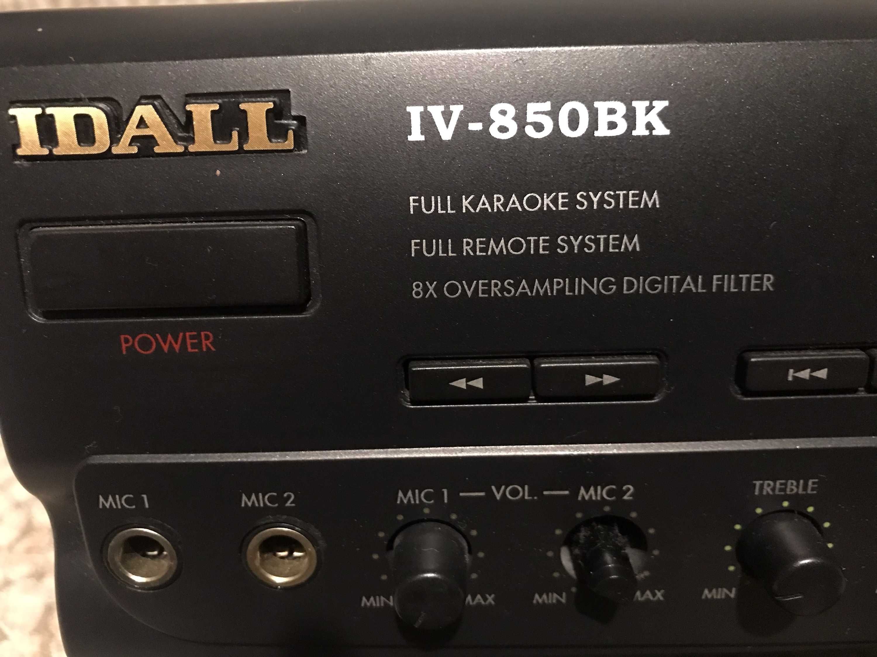 Odtwarzacz video CD z funkcją karaoke - IDALL IV-850 BK