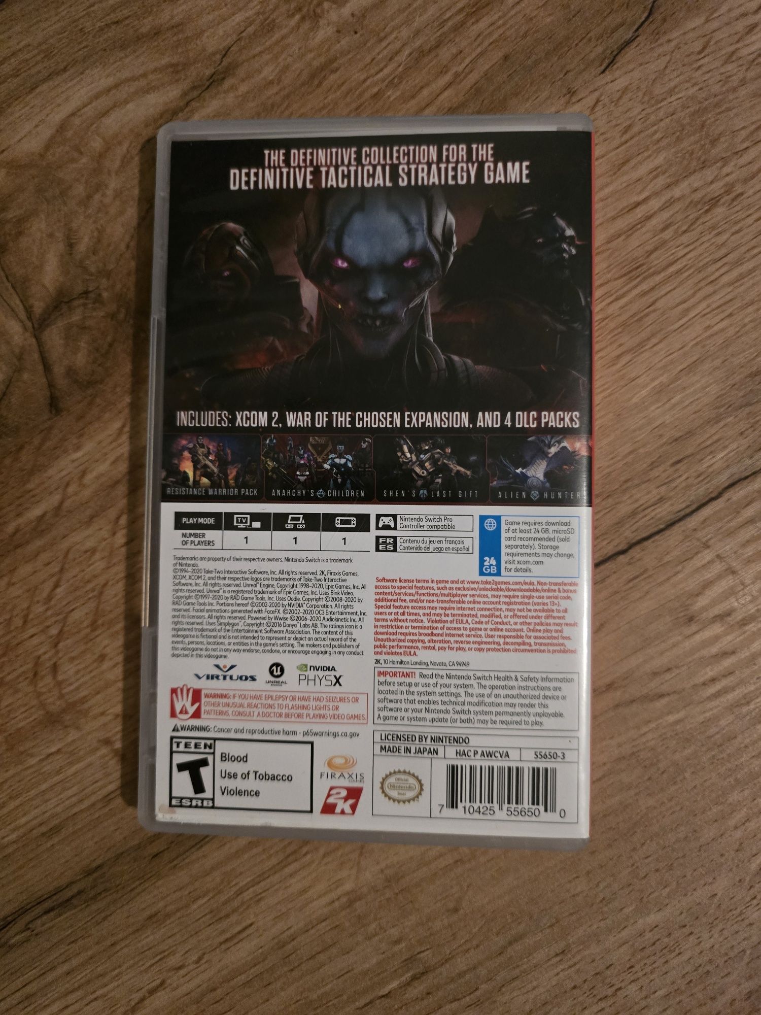 Xcom 2 Collection Nintendo Switch