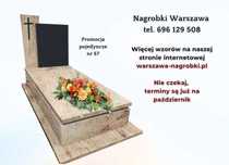 Nagrobki pojedyncze i urnowe Warszawa, wzory i ceny