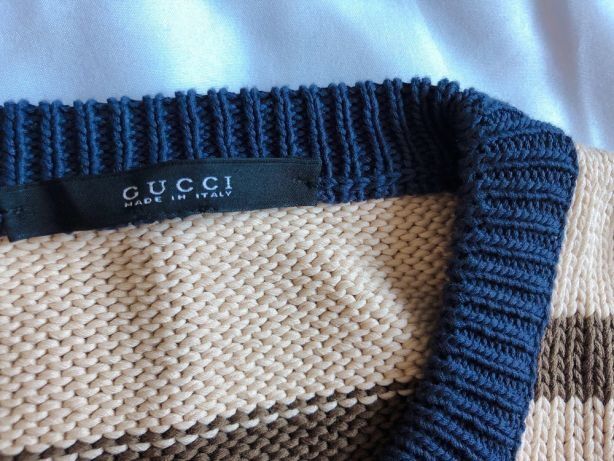 Мужской свитер люкс бренда Gucci, брендовая одежда оригинал