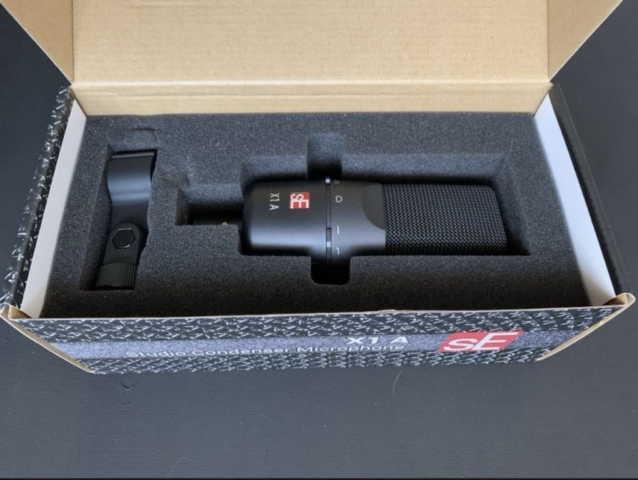 Microfone condensador SE X1 A+ Cabo XLR profissional