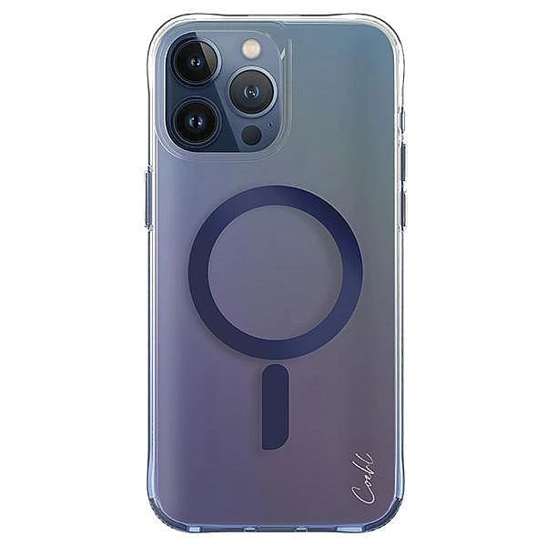 Etui UNIQ Coehl Dazze Magnetic Charging do iPhone 15 Pro Max - niebies