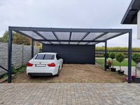 ALUMINIOWA Wiata samochodowa Garażowa Carport