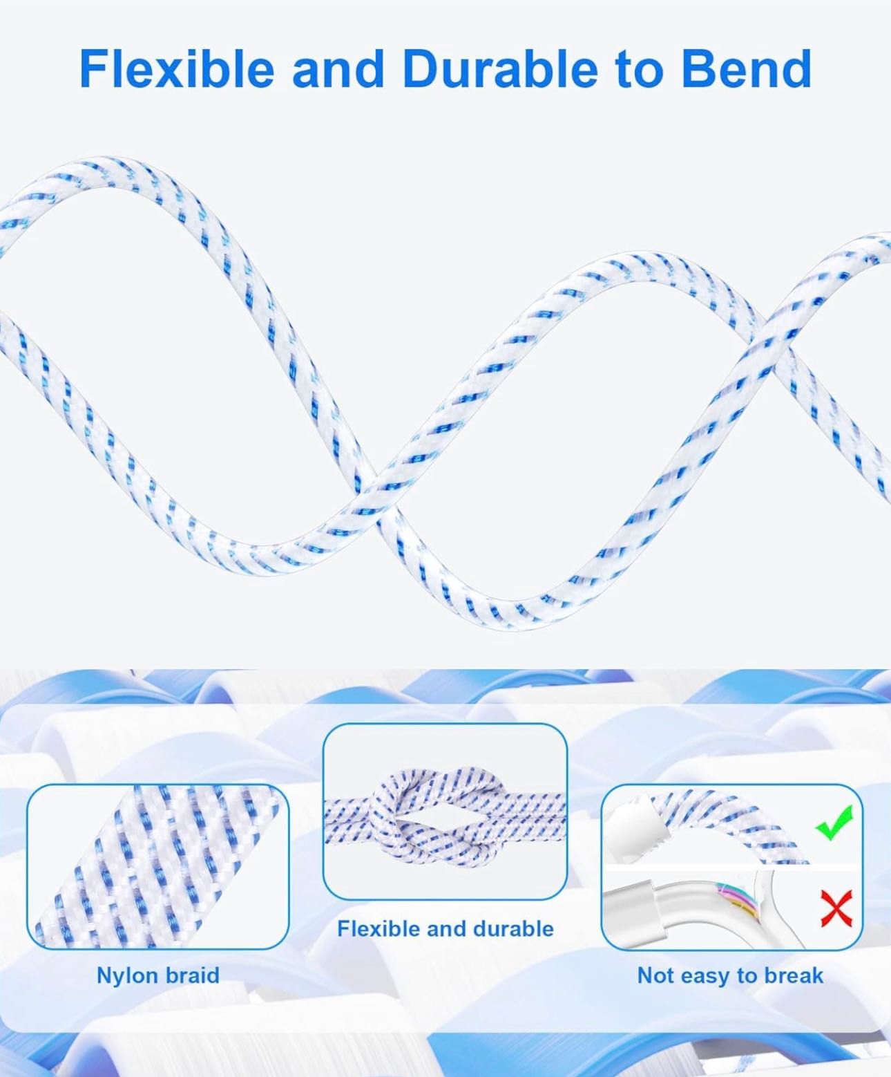 Kabel Ethernet 3m, kable sieciowe Cat 8 do Internetu, szybki kabel