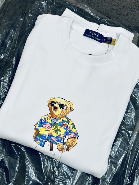 100%Оригінал! SALE Polo Ralph Lauren Bear Printed Sweatshirt M, L, XXL