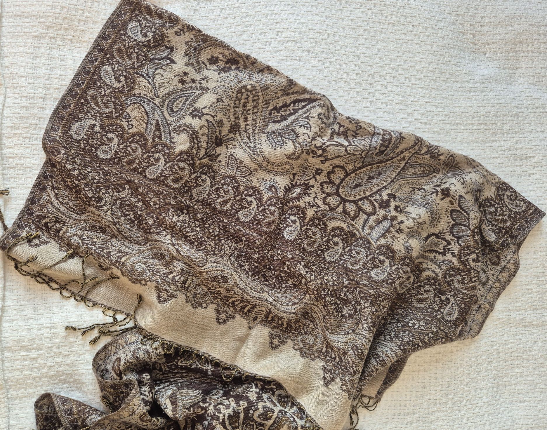 Szal pashmina jedwab