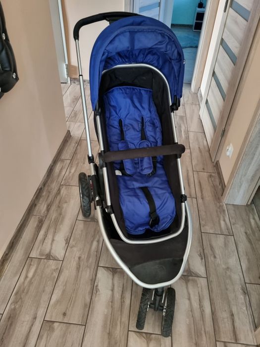 Mothercare zestaw 3 częściowy wózek granatowy  stan bdb