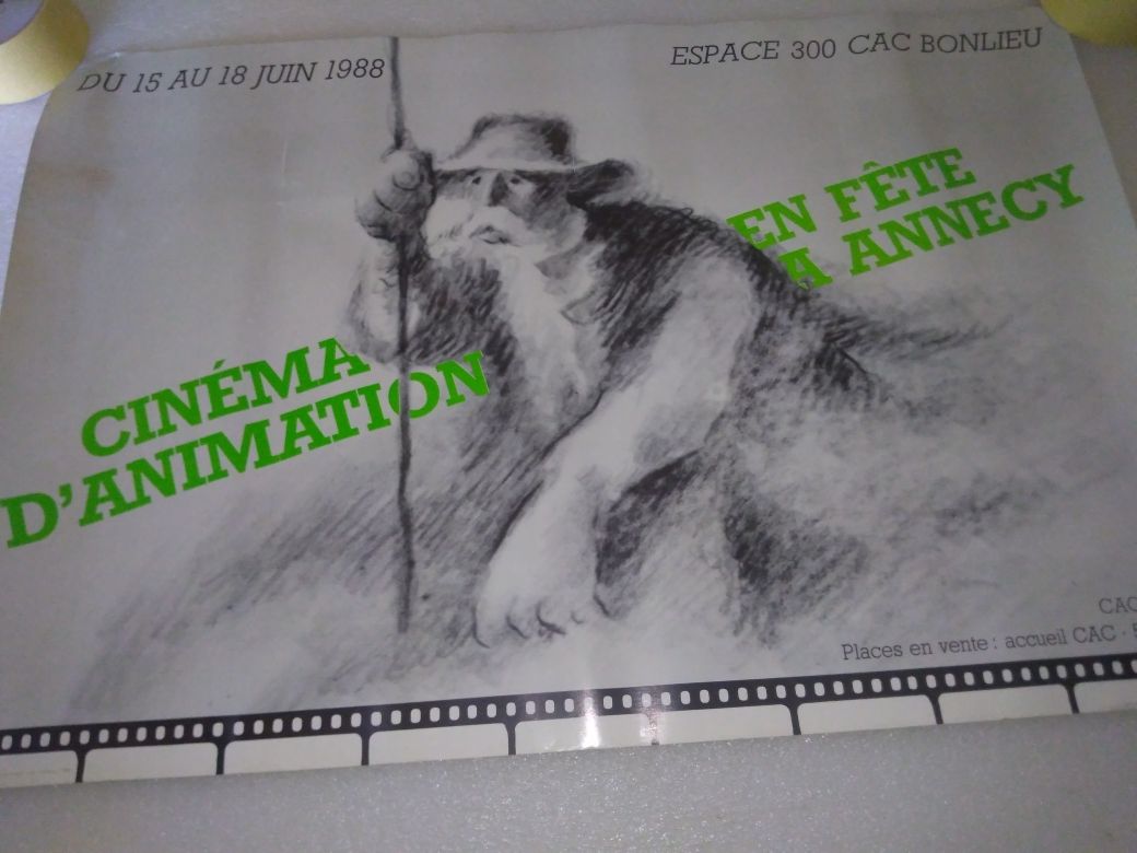 Pôster de cinema francês de animação