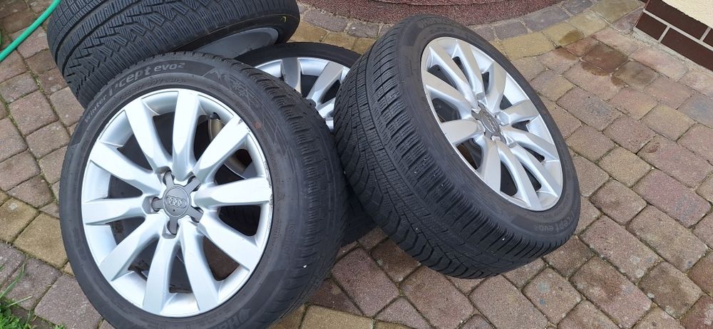 Koła zimowe Audi A4 B8 Oryginalne Hankook icept evo2  245/45R17