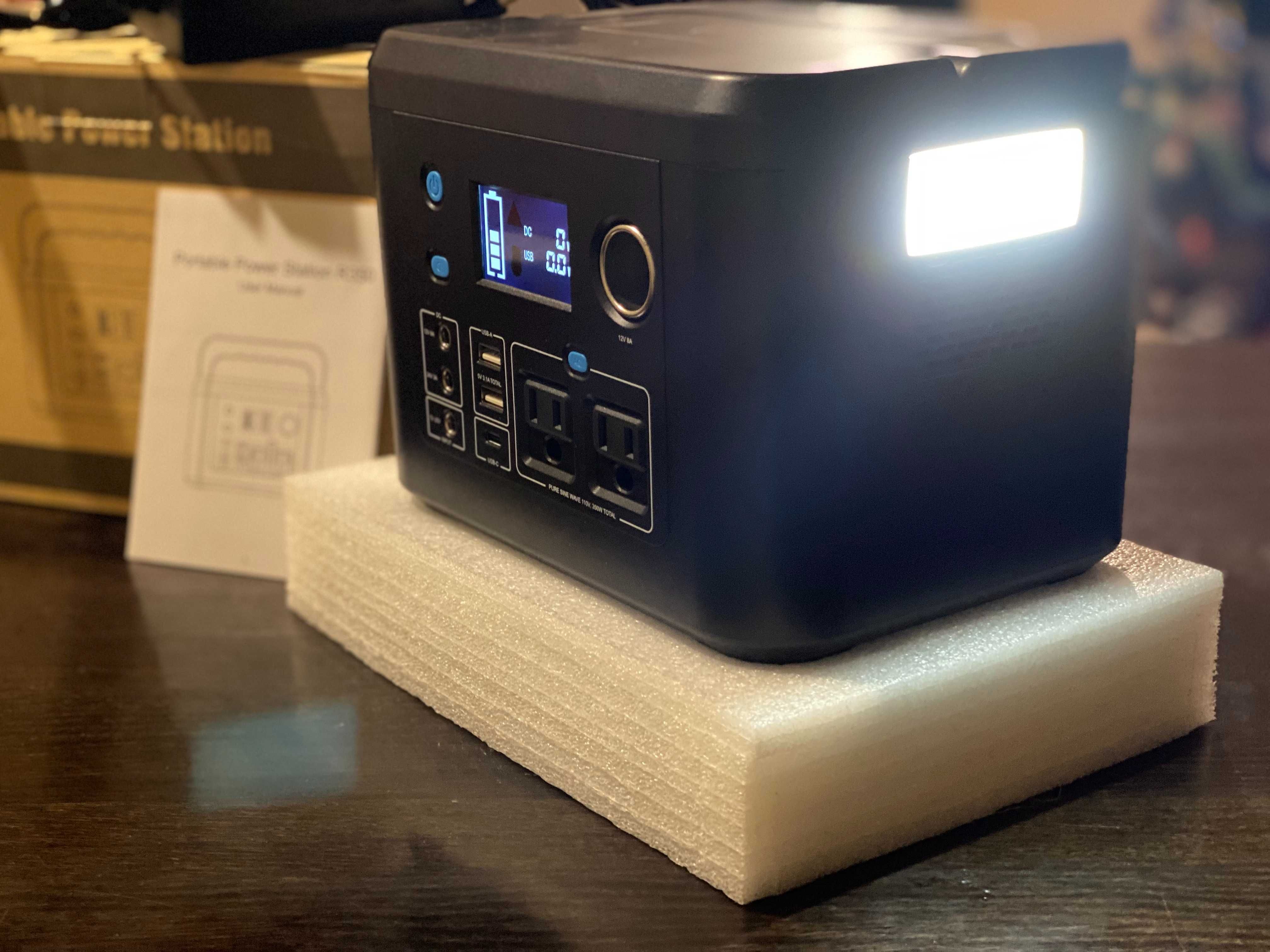 Нова портативна зарядна станція (США) Powkey 350W - 260Wh/70,000mAh