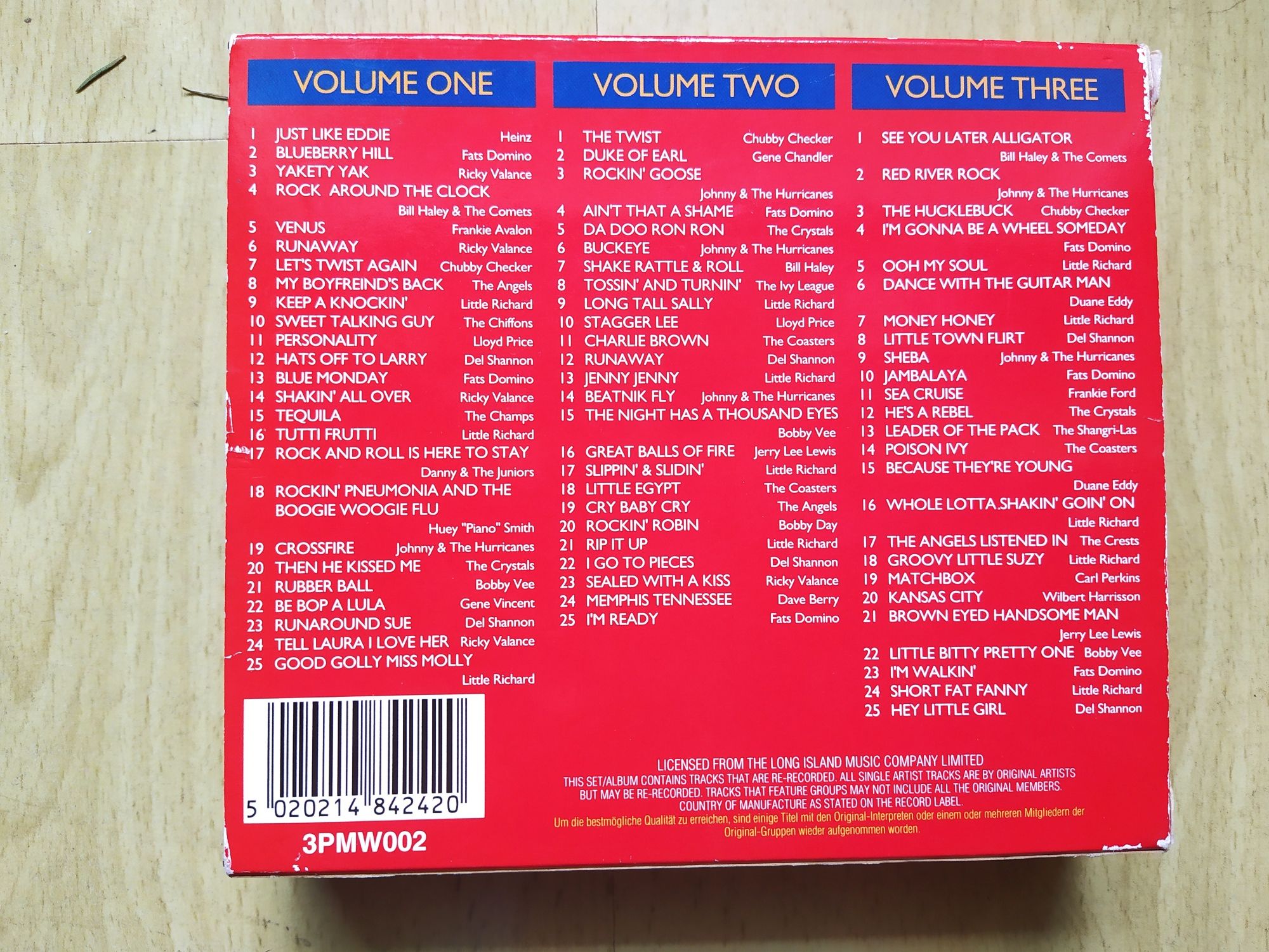 Rock'N'Roll 75 favourite Hits 3 CD