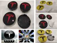 | 4 centros para jante, kit completo pronto a aplicar TESLA |