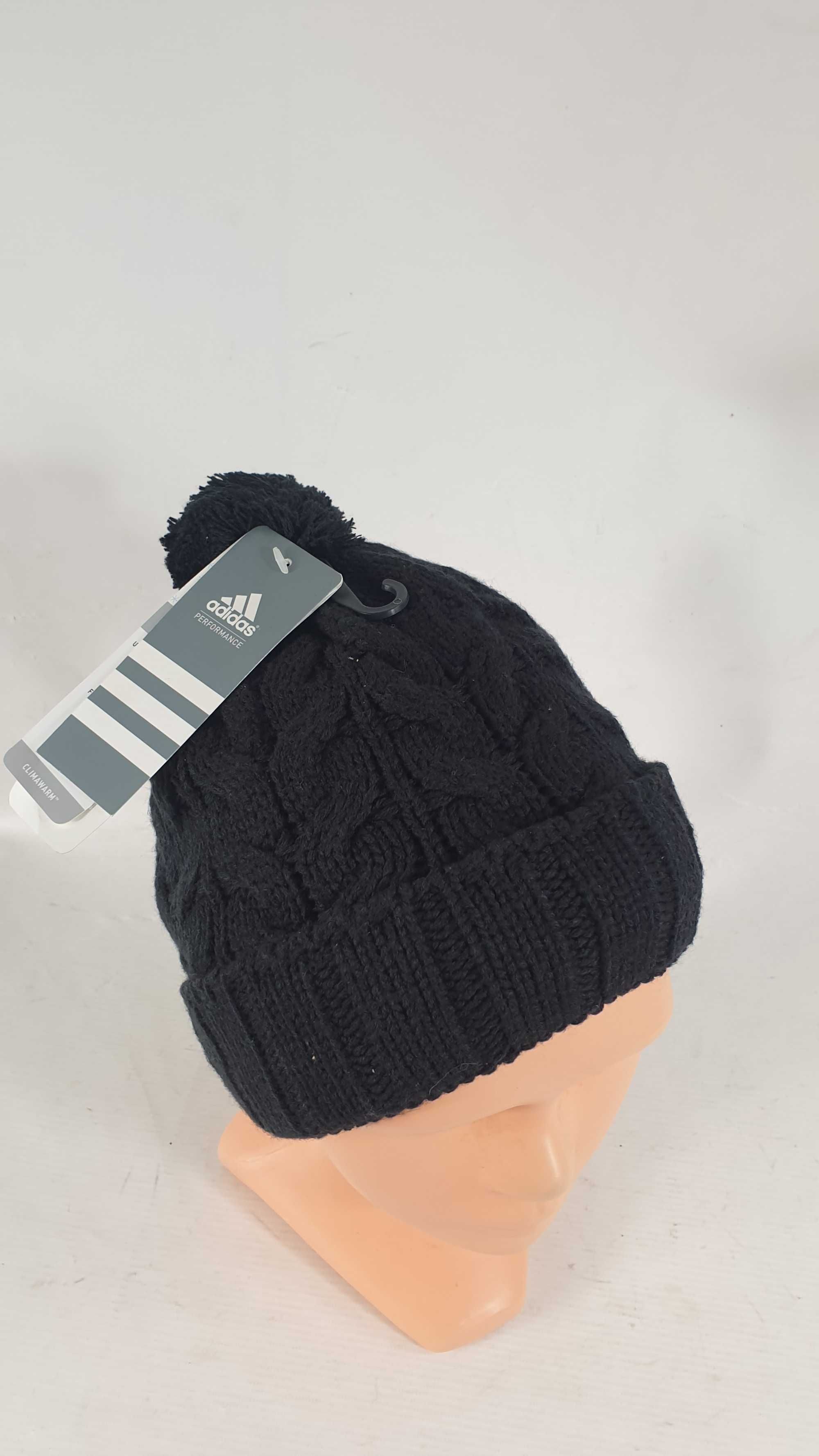 4Czapka zimowa beanie adidas czarna damska roz  uniwersalny