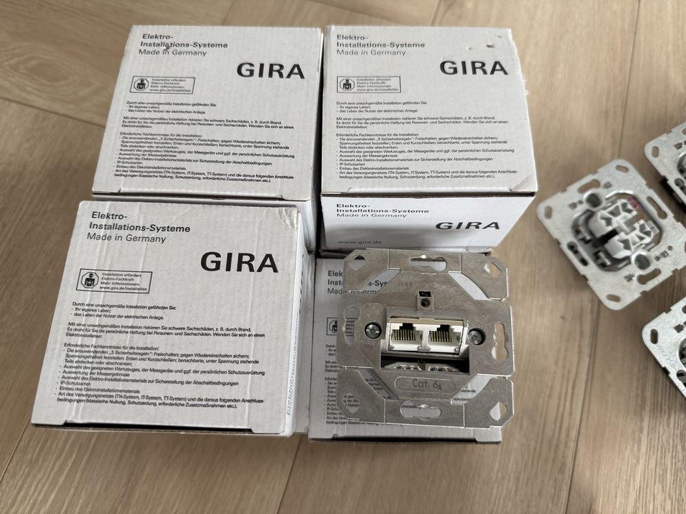 GIRA osprzęt, komponenty SYSTEM 55