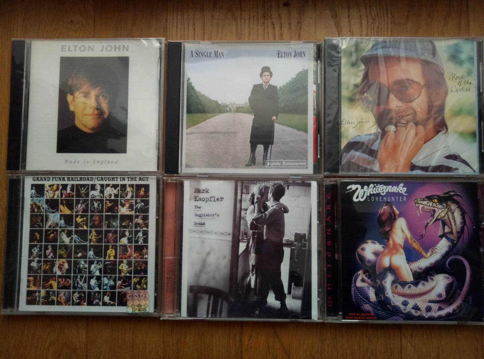 CD : Ten Years After,Elton John,Bloodrock,Whitesnake,Grand Funk Railro
