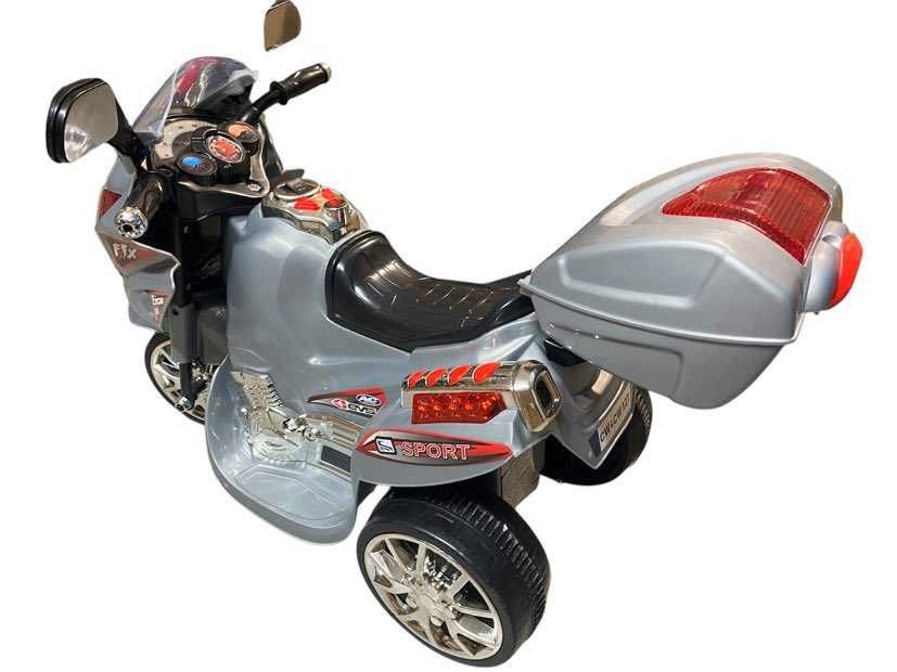 Motocykl-motor dla dzieci elektryczny JEŹDZIK TRÓJKOŁOWY ZE ŚWIATŁAMI