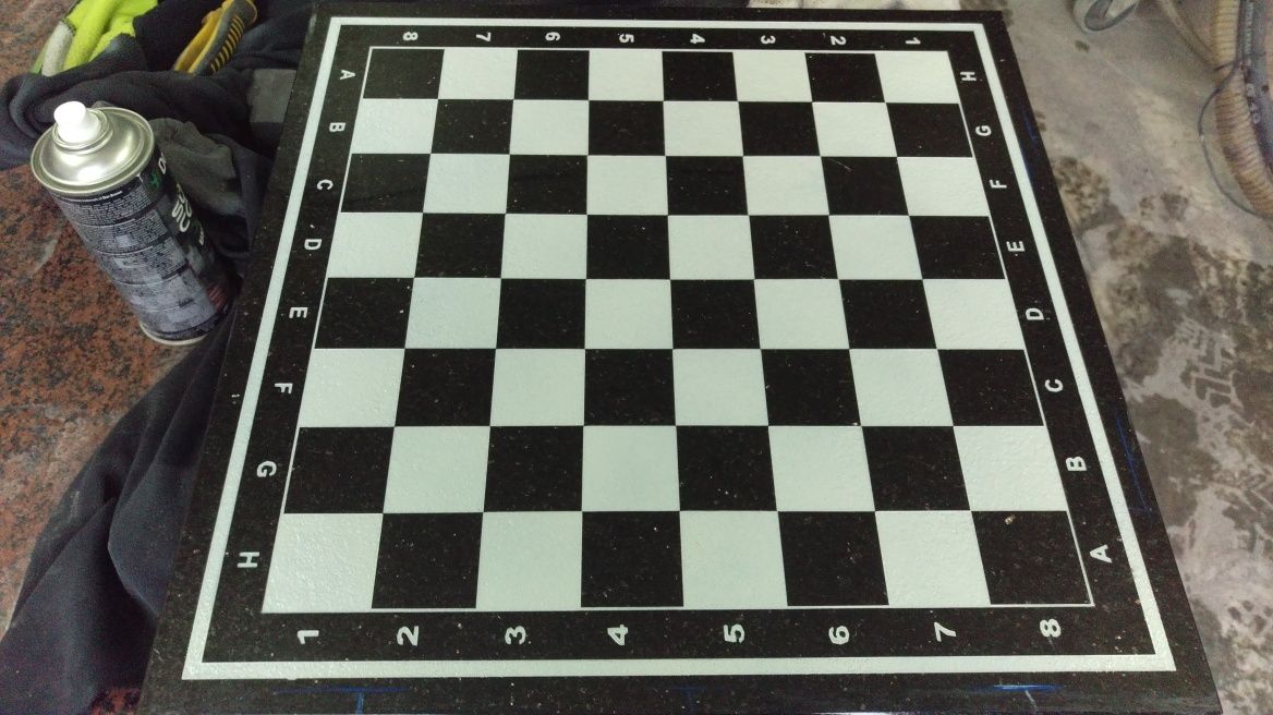 Szachownica plansza do szachow granitowa marmurowa szachy