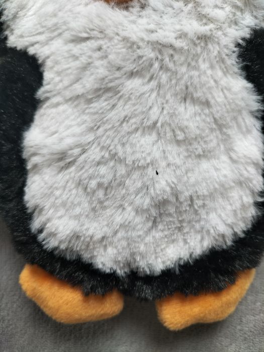 Mały uroczy termofor maskotka pingwinek dla dziecka Fluffy Friends