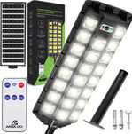 Lampa Solarna Zewnętrzna Led Uliczna Z Czujnikiem Ruchu I Zmierzchu