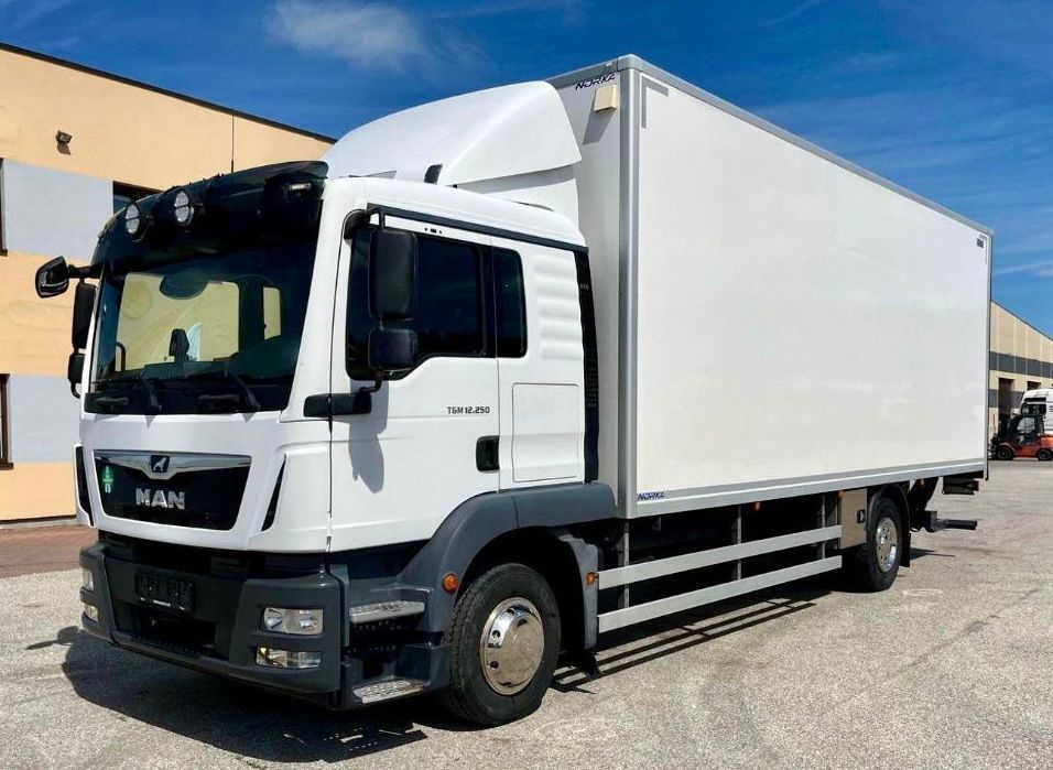 MAN TGM 12.250 / TGL / IZOTERMA / WINDA / 18 EUROPALET / SYPIALKA / AUTOMAT / 2018 ROK