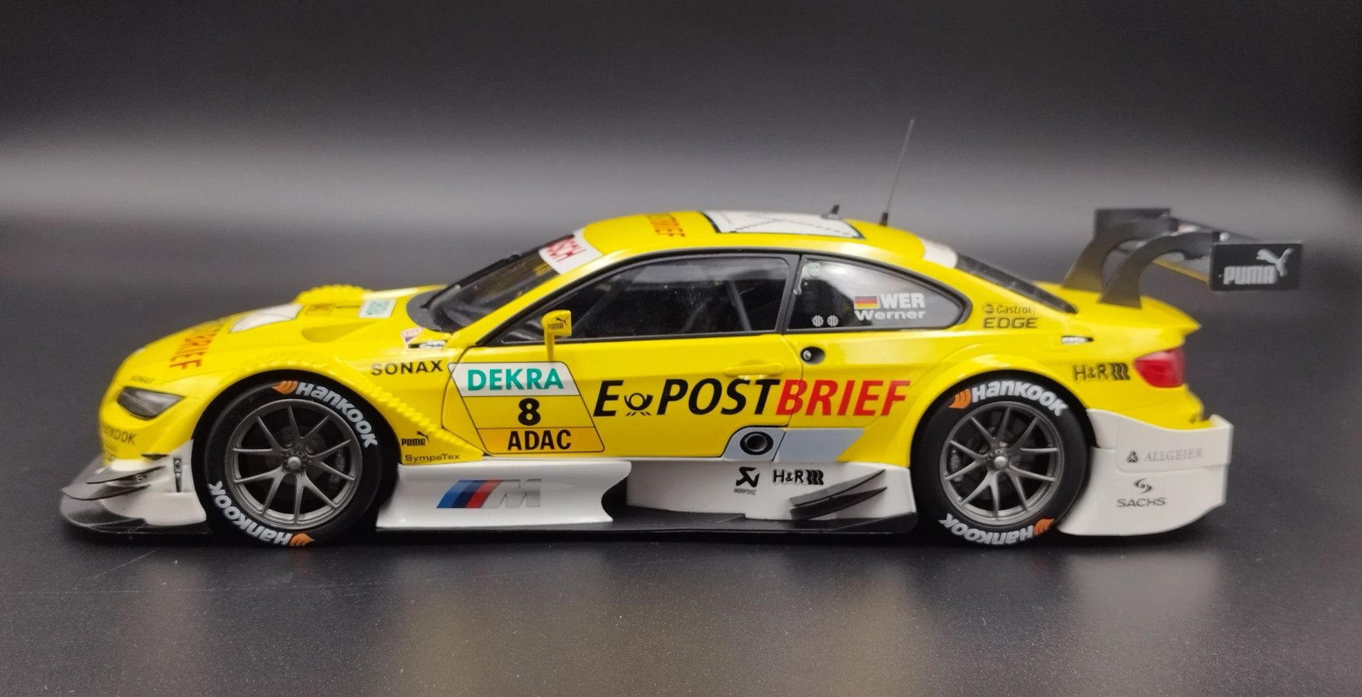 1:18 Minichamps  BMW M3 DTM 2012 Team Schnitzer D.Werner model 1z1002