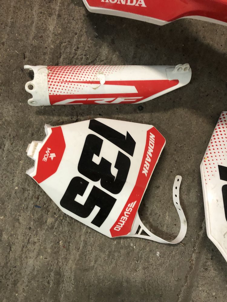 Honda 250 CRF 450 Plastiki Owiewki Komplet 2019