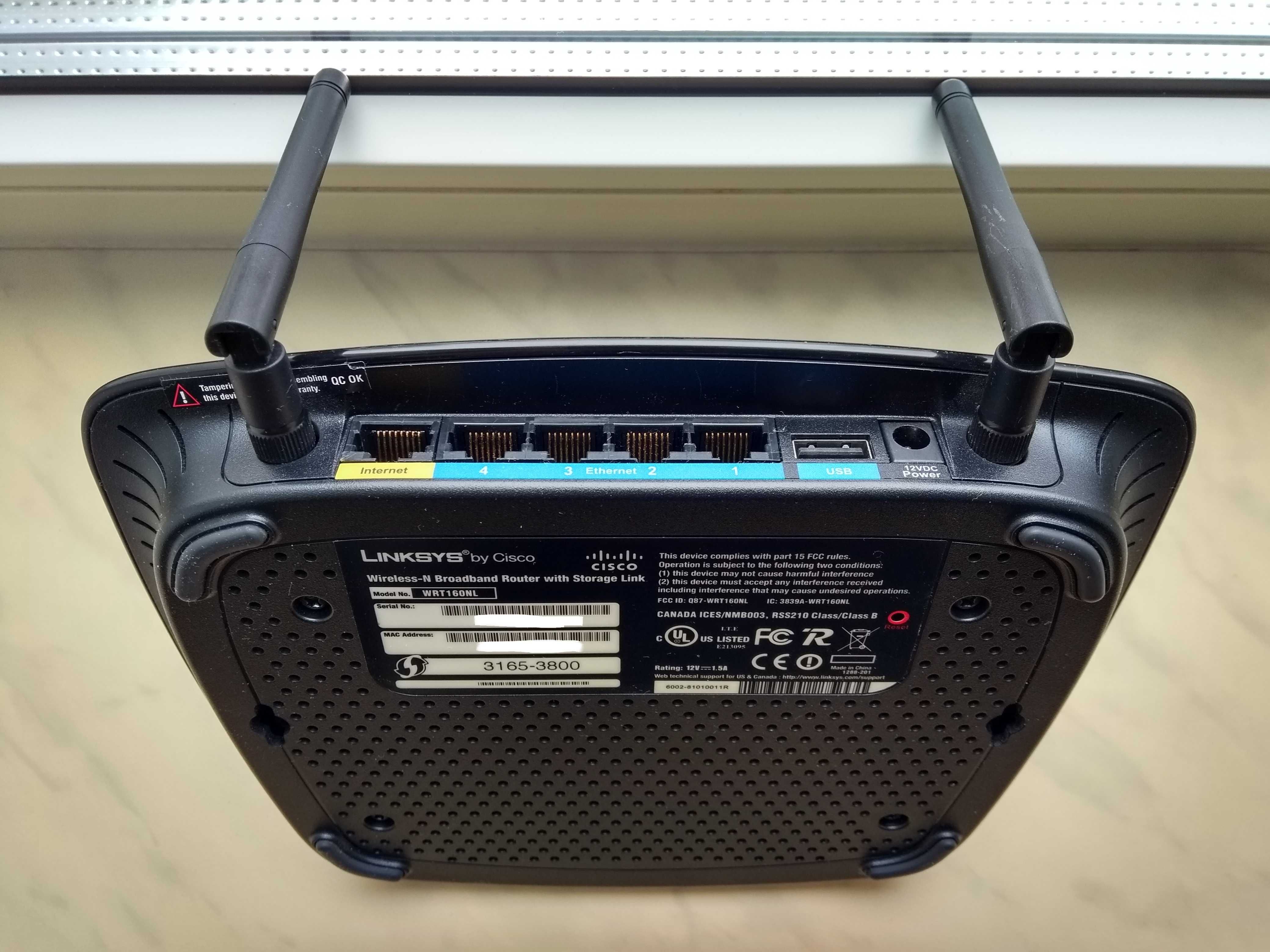 Маршрутизатор Linksys WRT160NL
