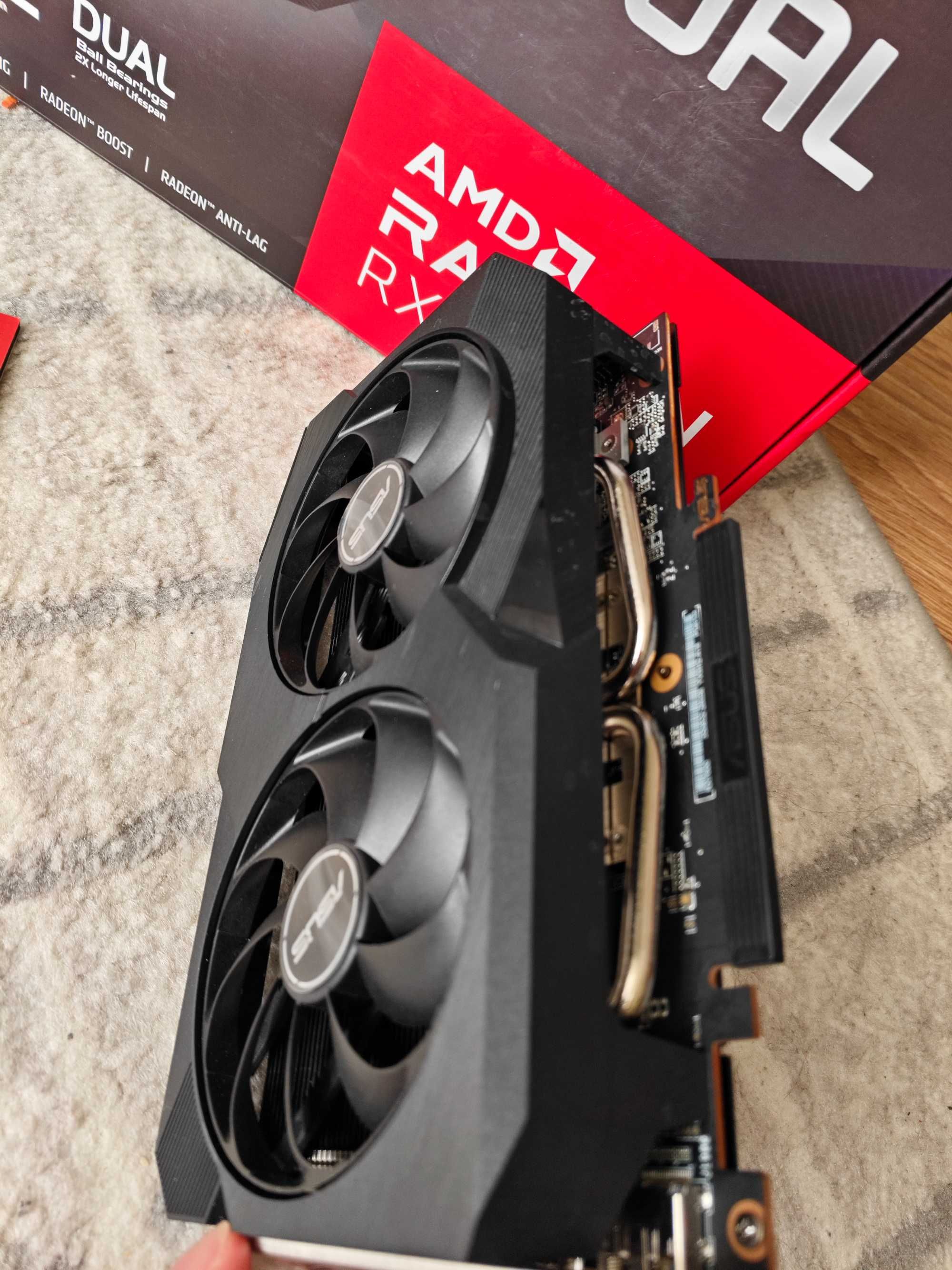 Asus Radeon RX 7600 Dual V2 OC Edition 8GB (2715/18000) (rtx 4060)