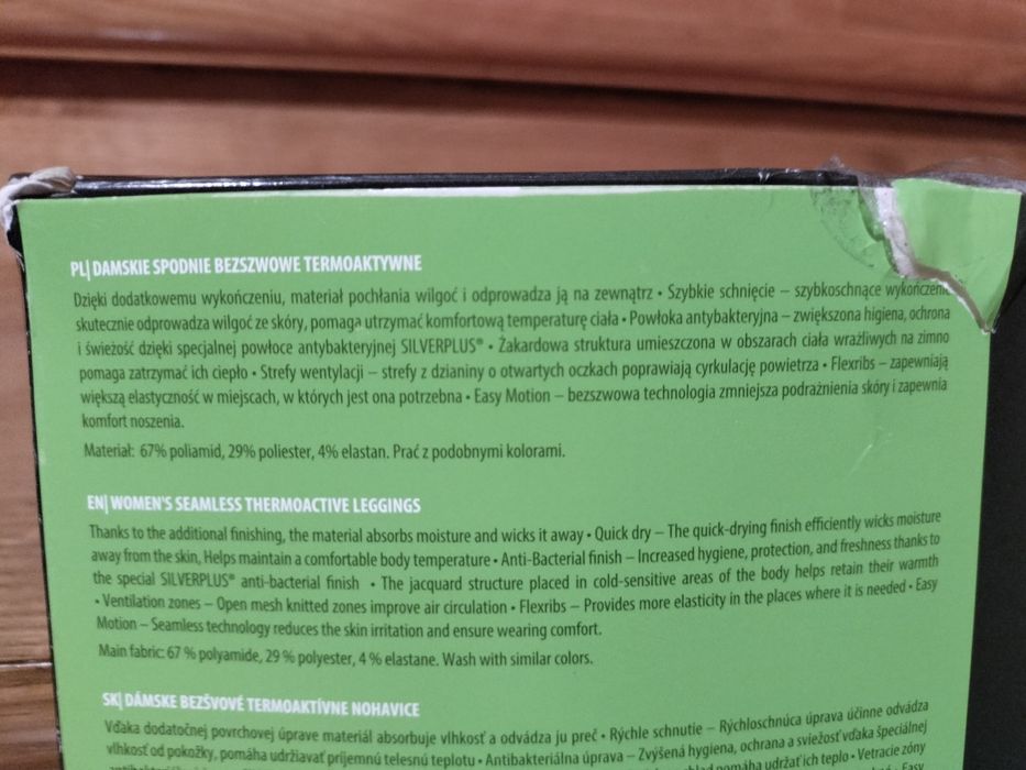 Bielizna spodnie termoaktywne damskie Go Active różowe rozmiar L/XL