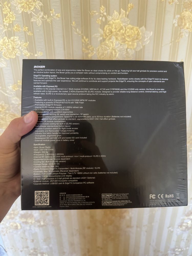 Новий пульт керування RadioMaster Max Red ELRS M2 з ЧПУ AG01