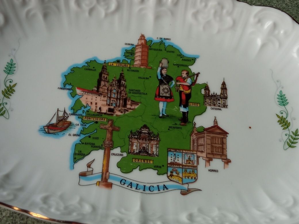 Подарочная тарелка блюдо Galicia ИСПАНИЯ