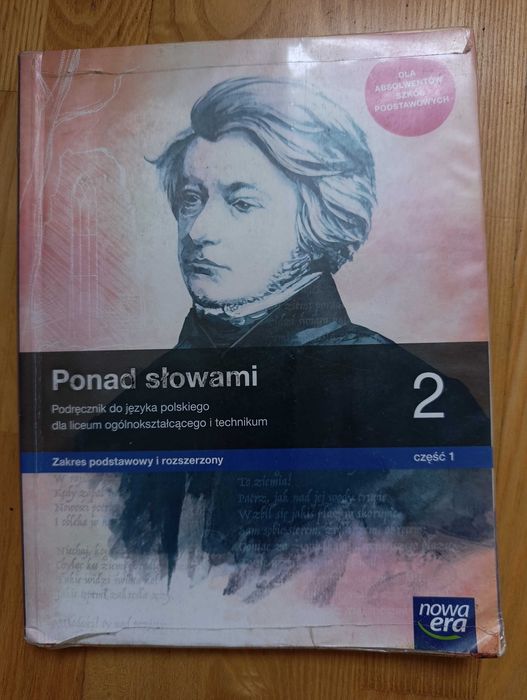 Ponad słowami 2 cz 1 podręcznik do j. polskiego liceum i technikum