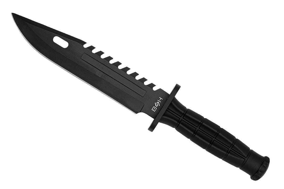 NOWY ⇒ Nóż taktyczny clip point stal 420 kabura survival RAMBO 322B