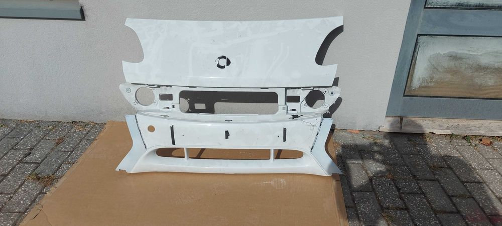 Frente Capot central e para-choques dianteiro Smart Fortwo
