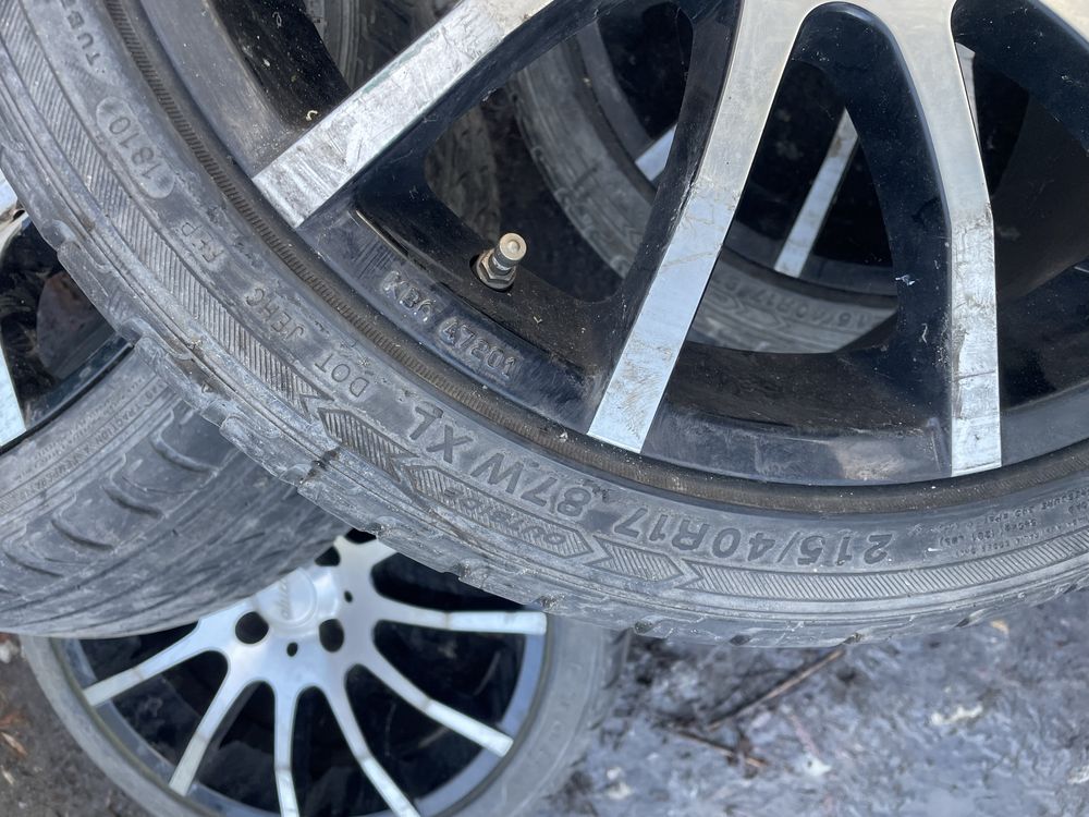 kola 4x 100 nowe opony 17” alufelgi 7,5 ford bmw toyota citroen inne