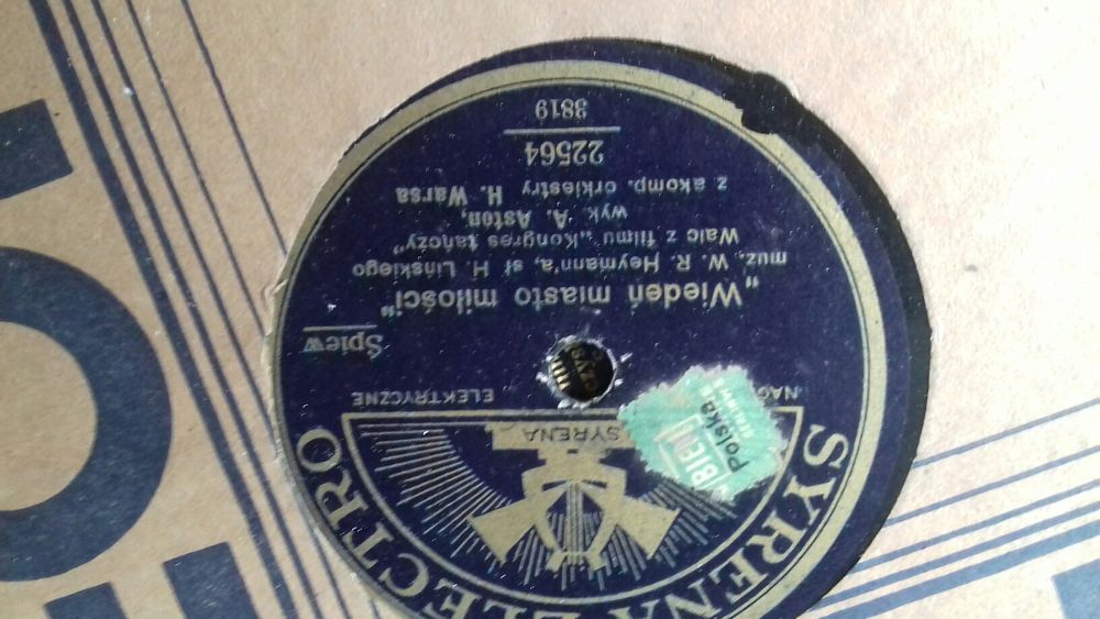 Szelakowe płyty.Polecam