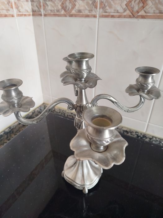 Castiçal em estanho