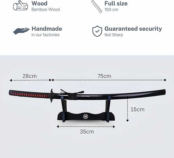 Drewniana katana, miecz. 102