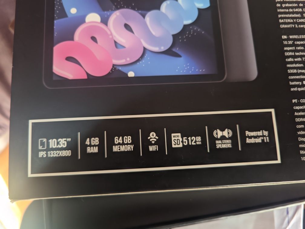 Tablet 10" android como nova