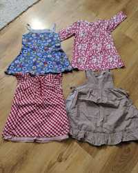 Ubrania dla dziewczynki. Rozmiar 80 - 86