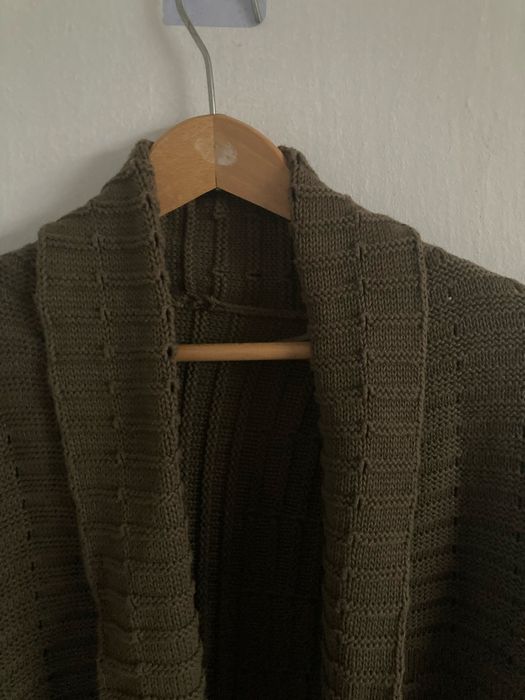 Gruby sweter khaki l/xl bawełna Charles Vogele
