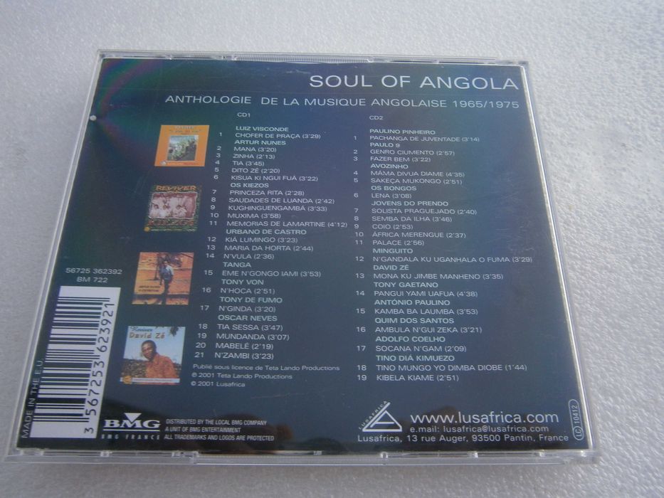 SOUL OF ANGOLA - Anthologie de la Musique Angolaise 1965/1975