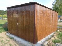 Garaż blaszany Blaszak 3x5 wzmocniony GARAŻE z dostawą i montażem